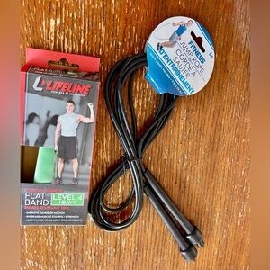 New Exercise Bundle-Flat Band & Jump Rope